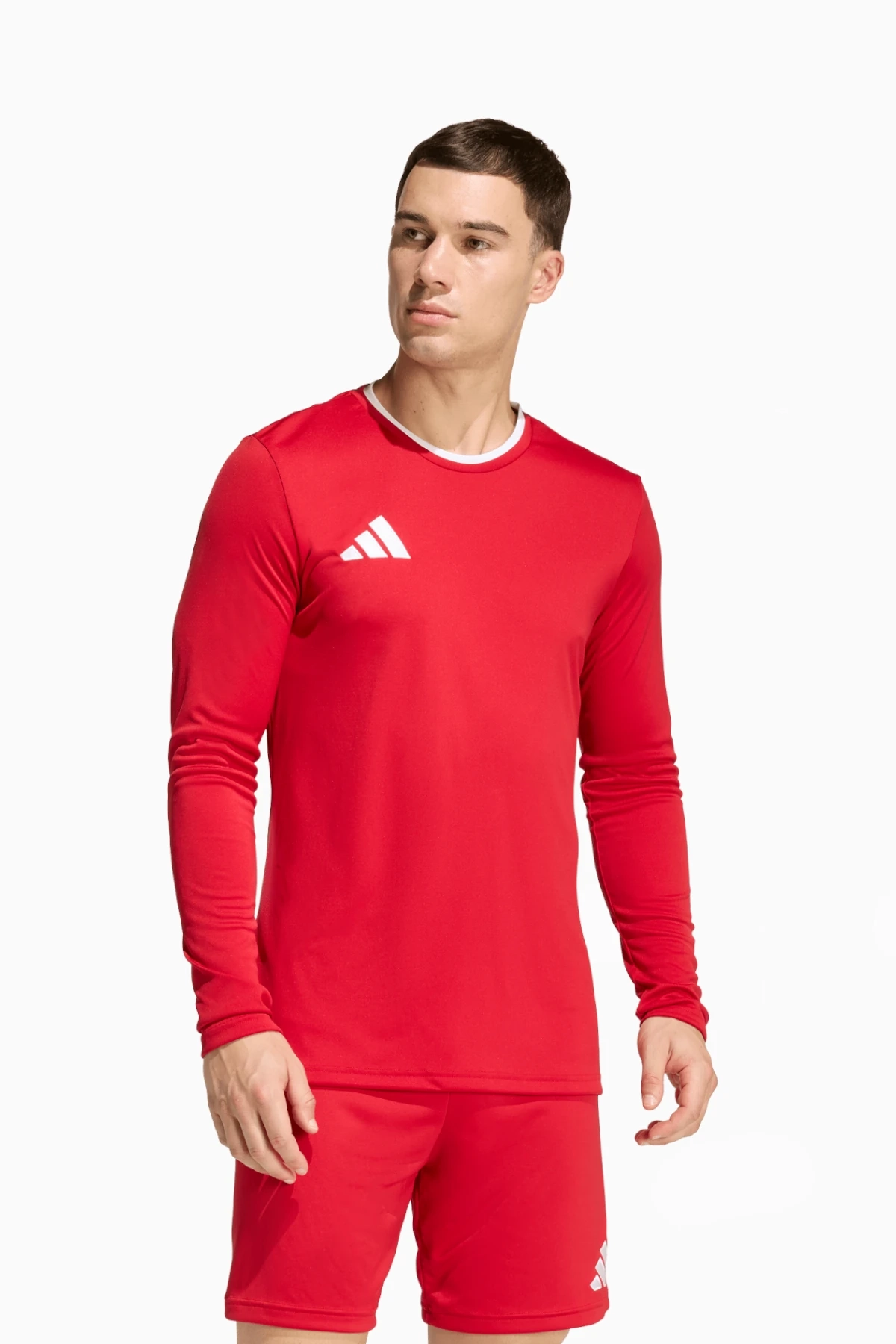 Koszulka z długim rękawem adidas Entrada 26 - Czerwony