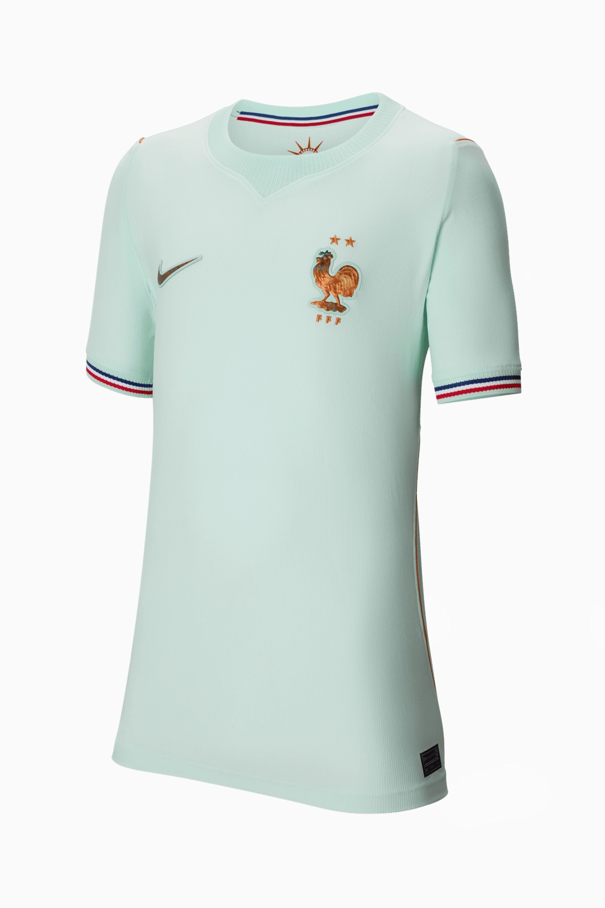 Koszulka Reprezentacji Francji Nike 2026 Wyjazdowa Stadium Junior - Miętowy