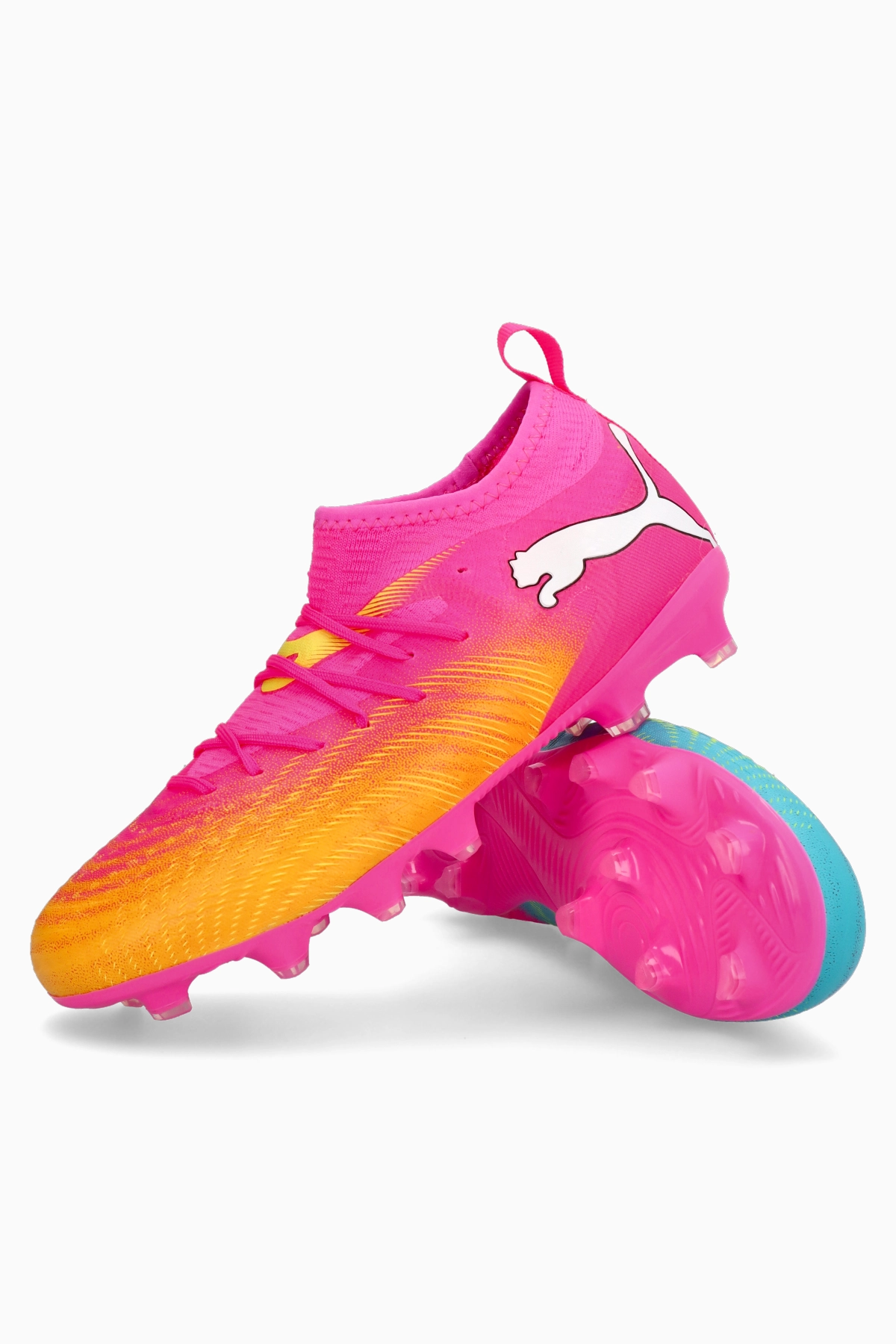 Korki Puma Future 9 Match FG/AG Junior - Różowy