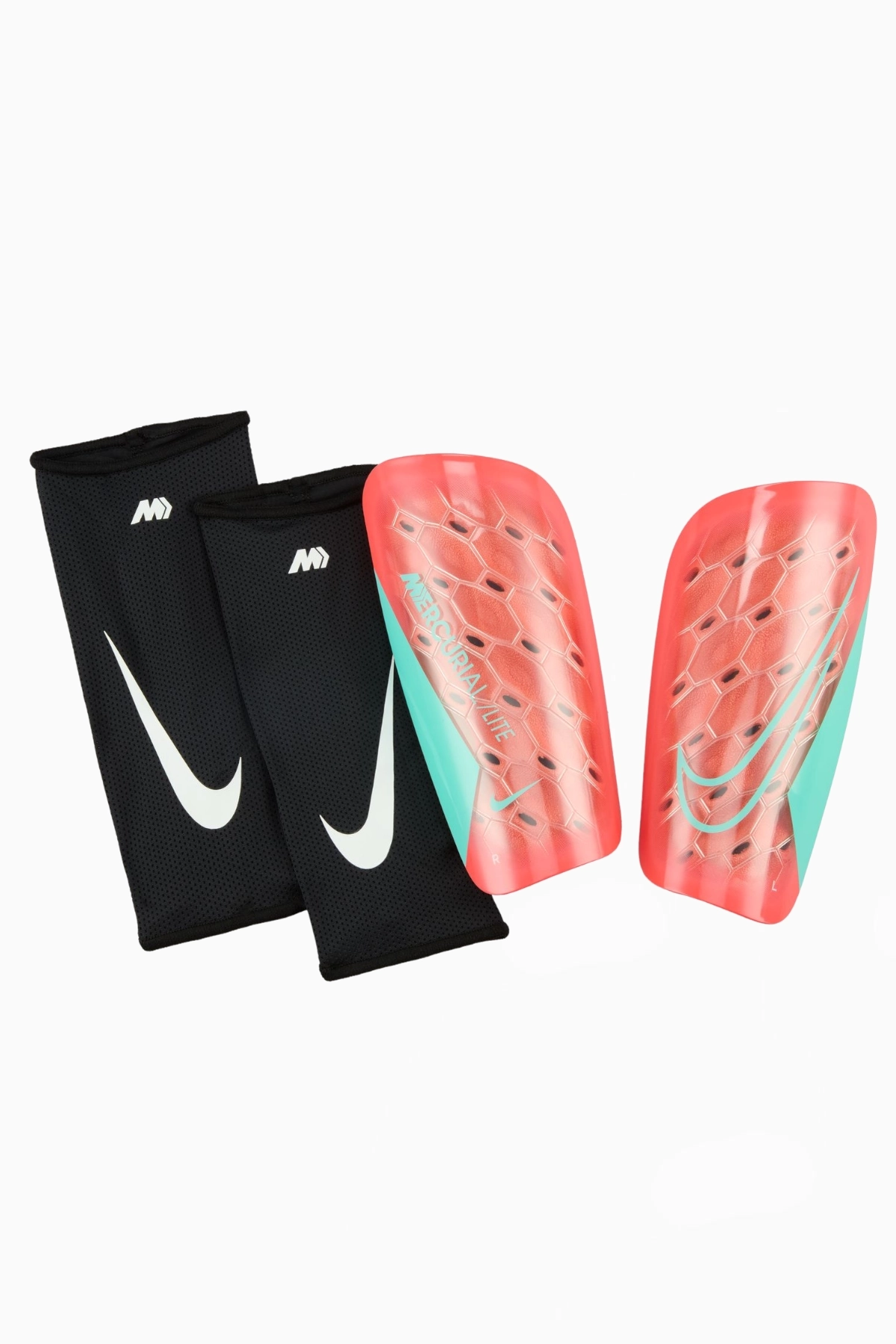 Ochraniacze Nike Mercurial Lite - Czerwony