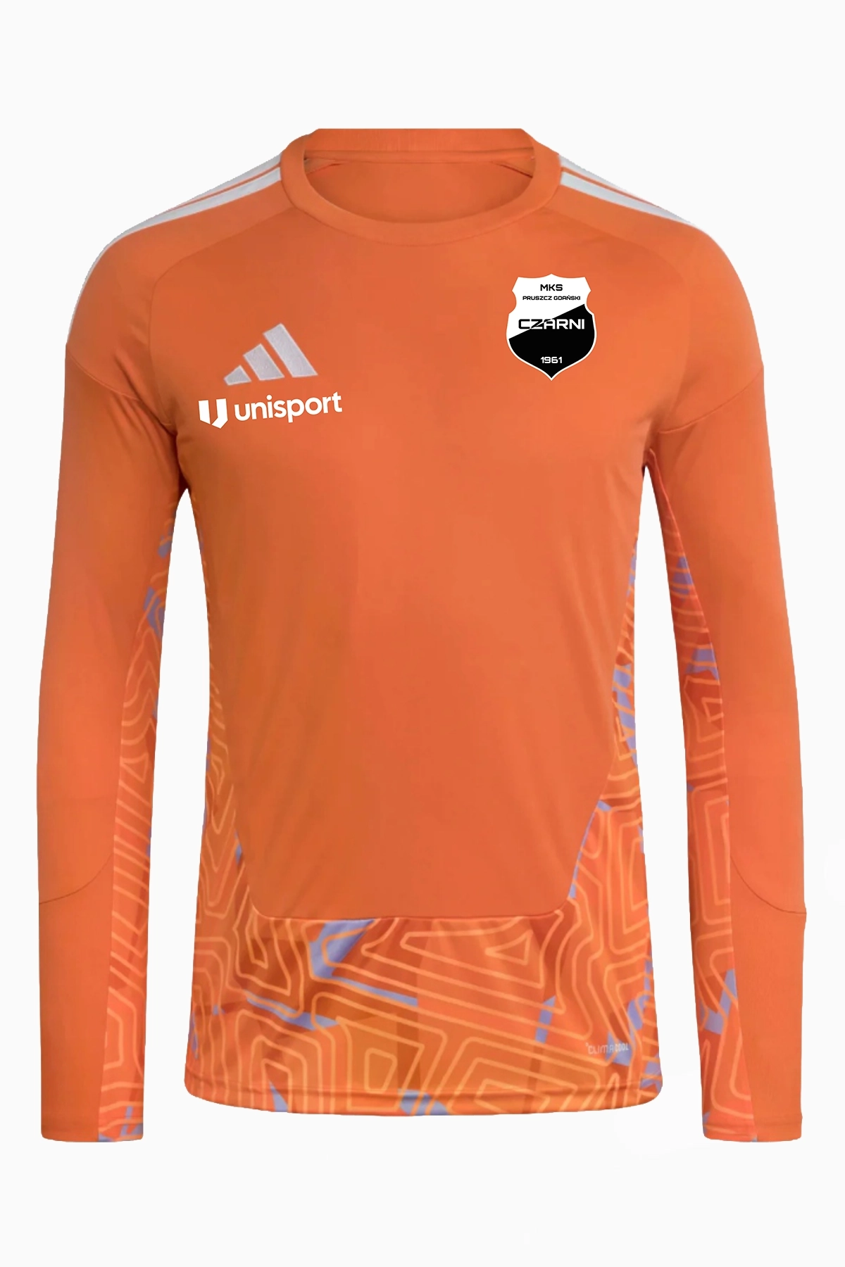 Bluza bramkarska adidas Czarni Pruszcz Gdański - Pomarańczowy
