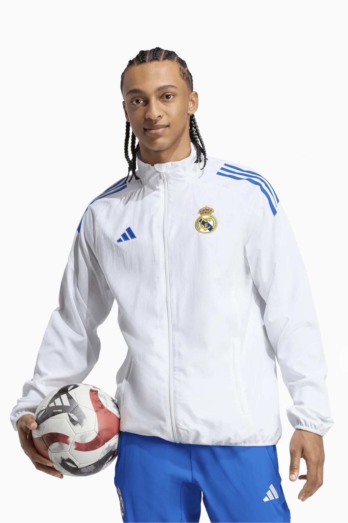 Kurtka adidas Real Madryt 25/26 Presentation - Biały