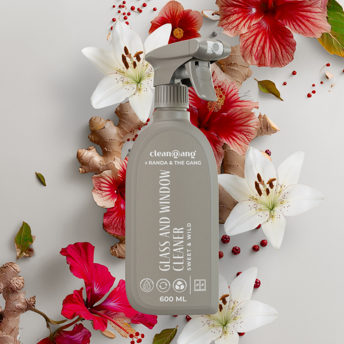 płyn do mycia szyb Sweet & Wild, 600 ml