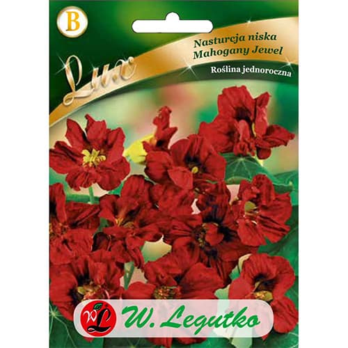 Nízke nasturtium Mahogany Jewel - : Monžstvo balíkov: 5 g
