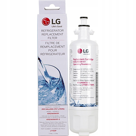 LG LT700P ADQ36006101 Filtr Wody do Lodówki