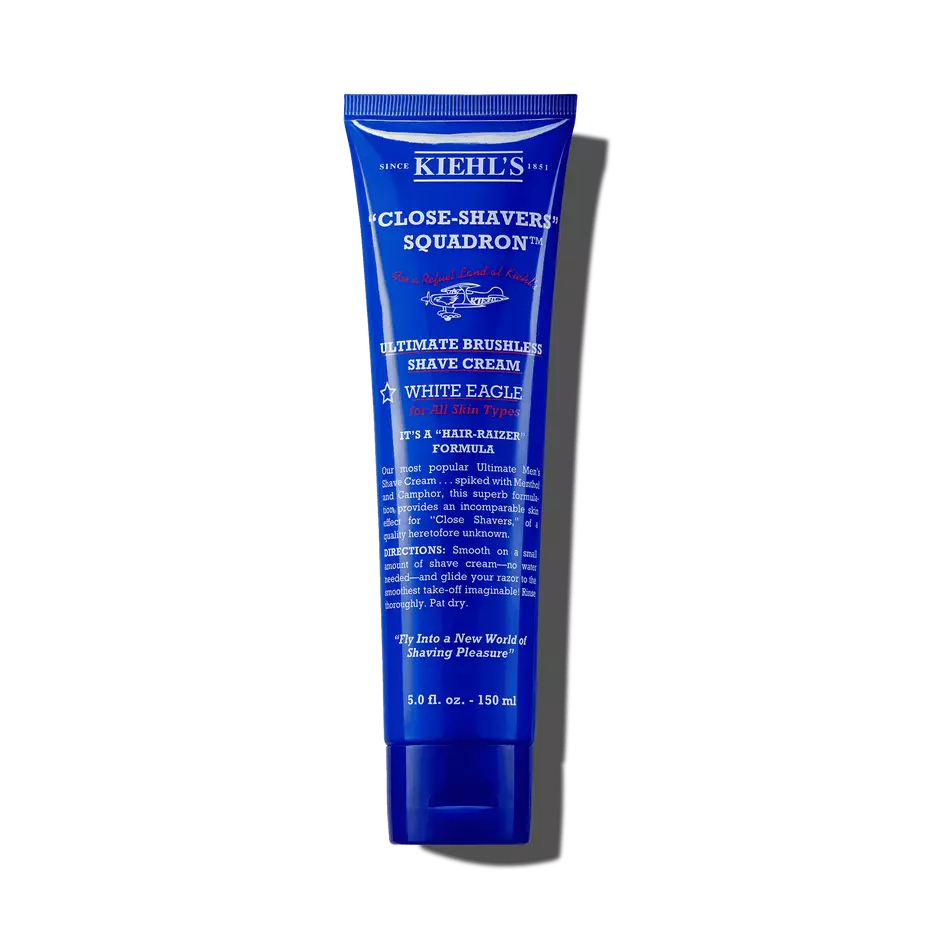 Kiehl's Ultimate Brushless Shave Cream White Eagle - Krem do golenia dla mężczyzn 150 ml Tubka
