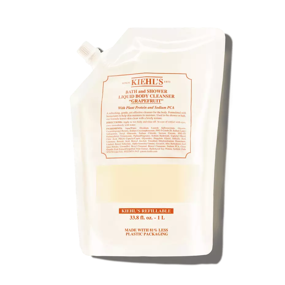 Kiehl's Bath and Shower Liquid Body Cleanser - Delikatny żel pod prysznic 1 litr - Refill