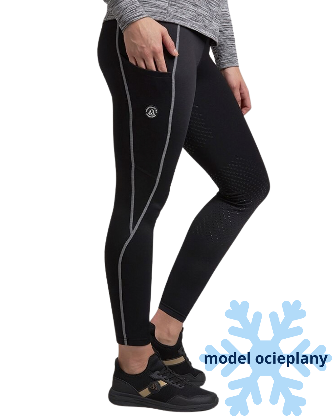 Mountain Horse legginsy jeździeckie Jade junior, zimowe 24h