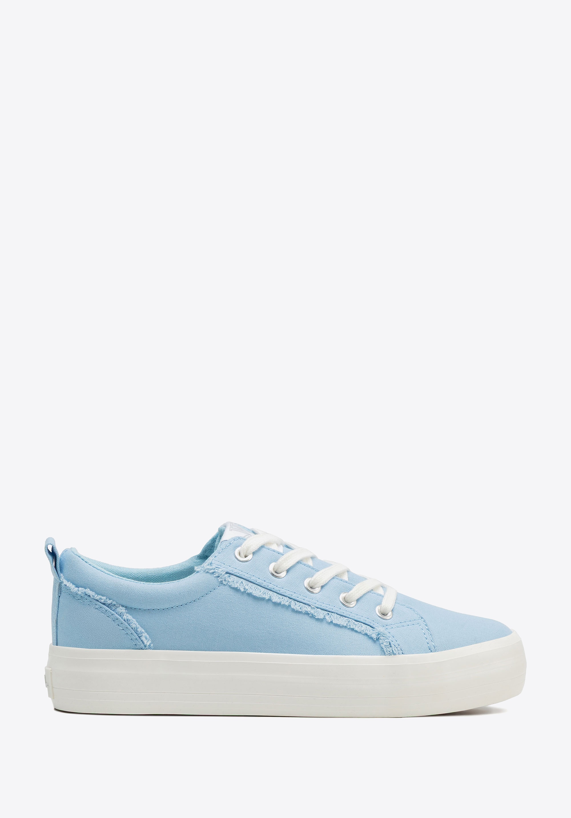 Damskie sneakersy z tkaniny niebieskie