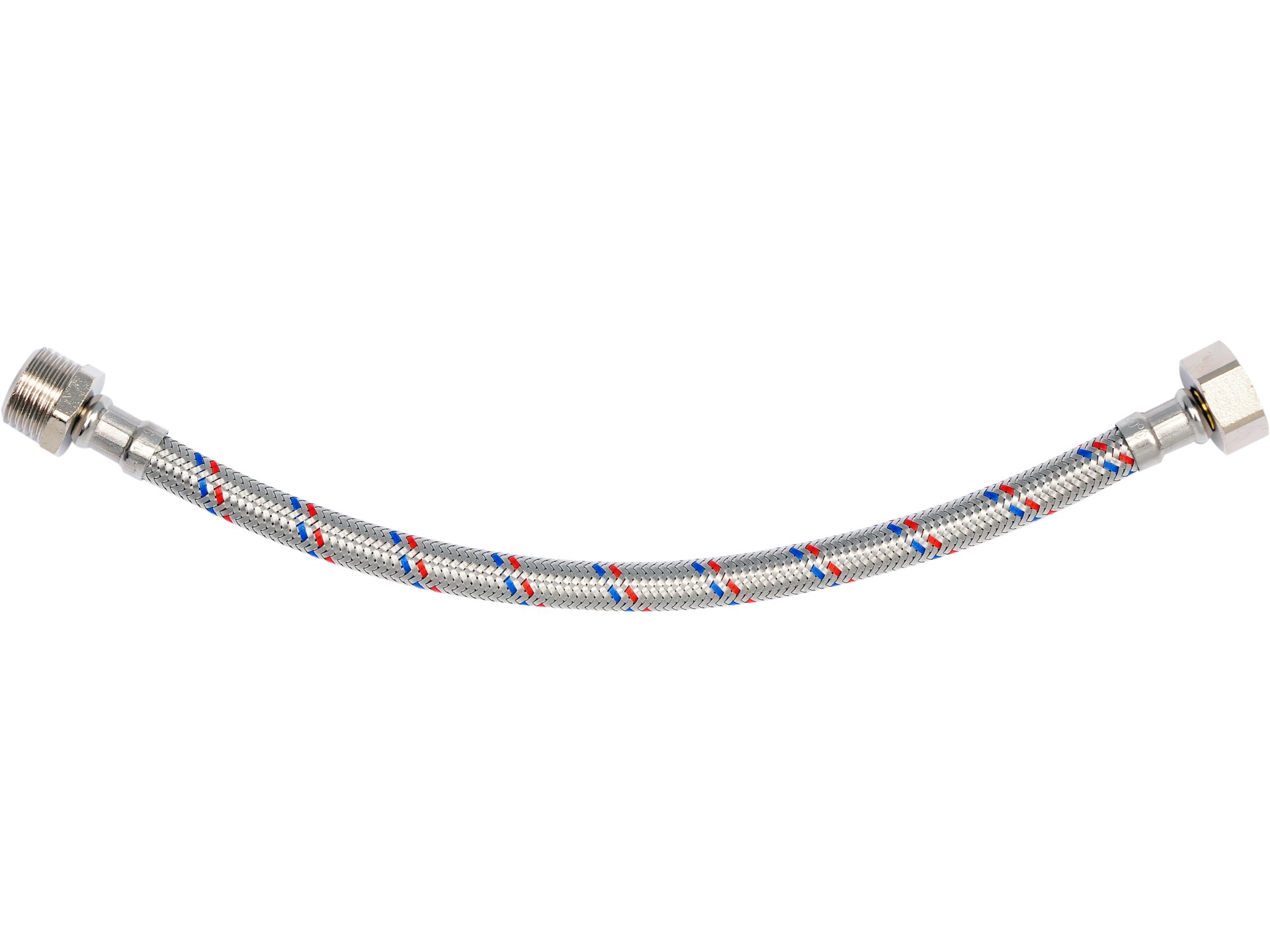 Wąż przyłączeniowy FALA do wody f/M 1/2 na 1/2 cala 30cm 300mm oplot 71820