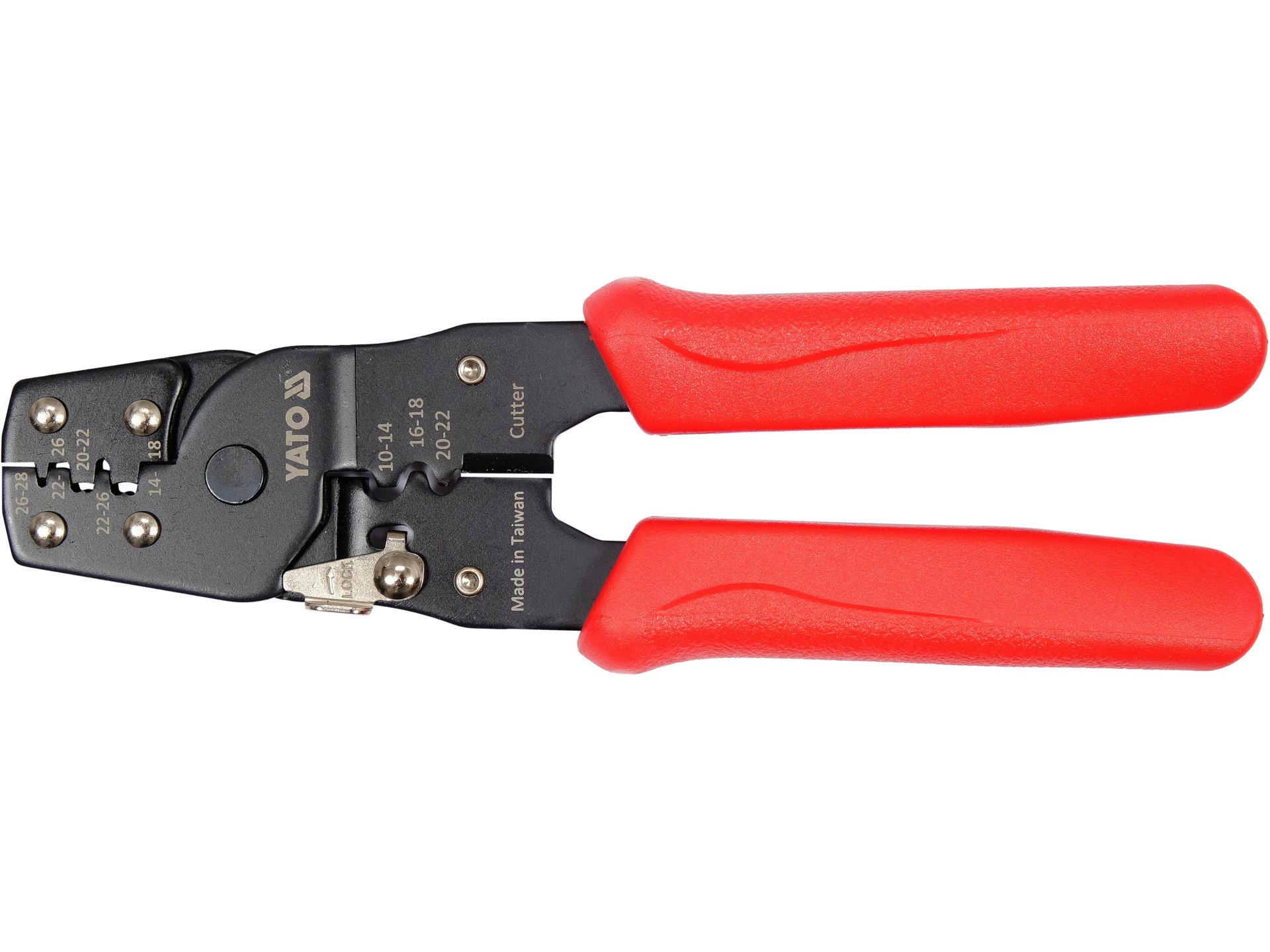 Zaciskarka do konektorów YATO szczypce automatyczne 0.08-6 mm2 YT-2256