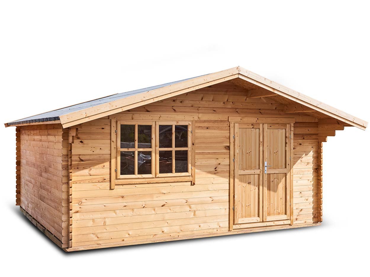 Domek Ogrodowy narzędziowy Jeremi 25m2 500x500cm 35mm z podłogą
