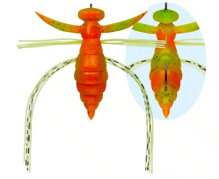 Evergreen Guma Gizmo 40mm #16 Chartreuse Orange Marble