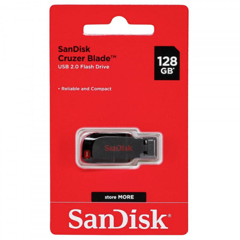 SanDisk USB Pendrive CRUZER BLADE 128GB SDCZ50-128G-B35 - Henryx24