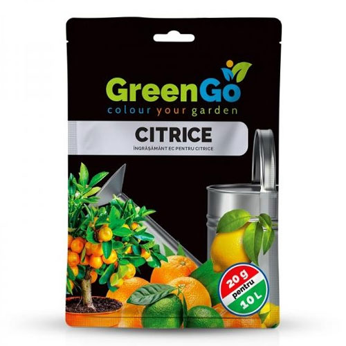20 g, Nawóz do cytrusów GreenGo Citrice - : Ilość w opakowaniu: 20 g