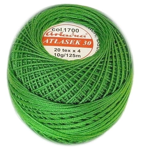 atłasek ARIADNA 30 /20x4/10 g kol. 1700 zielony