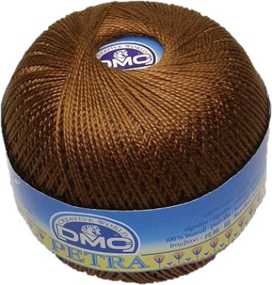 petra 5" DMC kol. 5434 brązowy