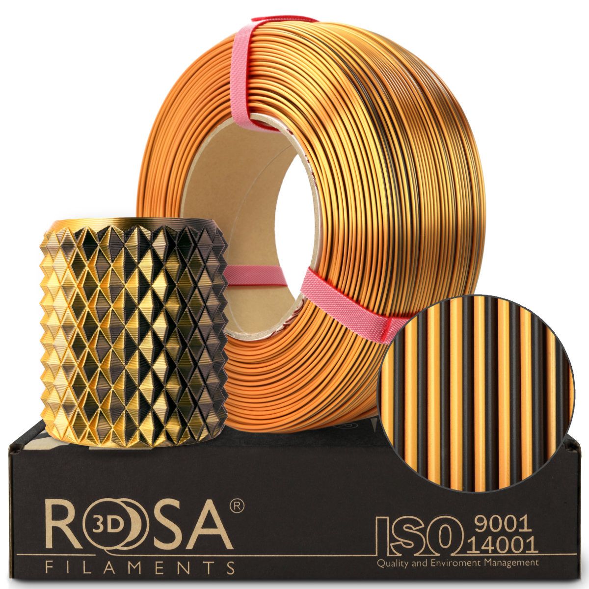 FILAMENT 3D ReFill PLA Magic Mistic Tiger (Refill 1kg / 1.75mm)