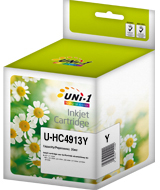 Tusz do drukarki HP UNI-1 U-HC4913Y (HP 82 / C4913A), 72 ml, żółty