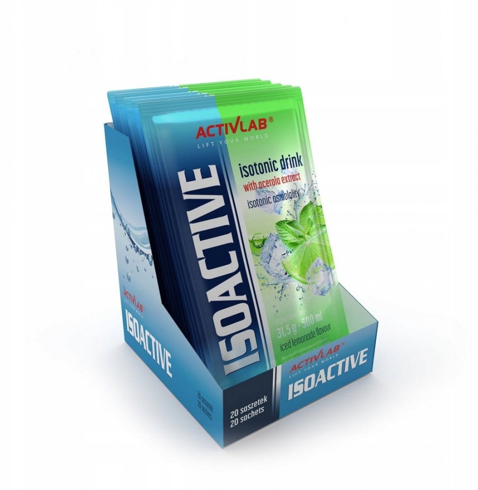 Activlab Isoactive napój izotoniczny w saszetkach 20 x 31.5 g (lemoniada mrożona)