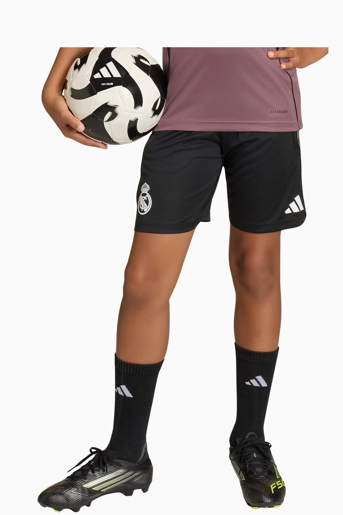 Spodenki adidas Real Madryt 25/26 Training Competition Junior - Czarny
