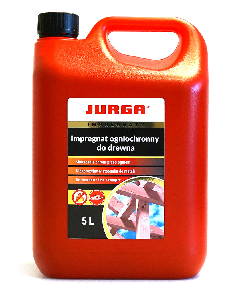 Ogniochronny impregnat do drewna - JURGA - 5L