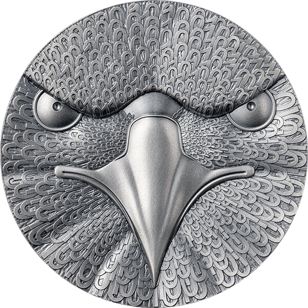 Srebrny numizmat Binary World: Binary Eagle 2 uncje 2023 - wysyłka 24 h! - Mennica Skarbowa