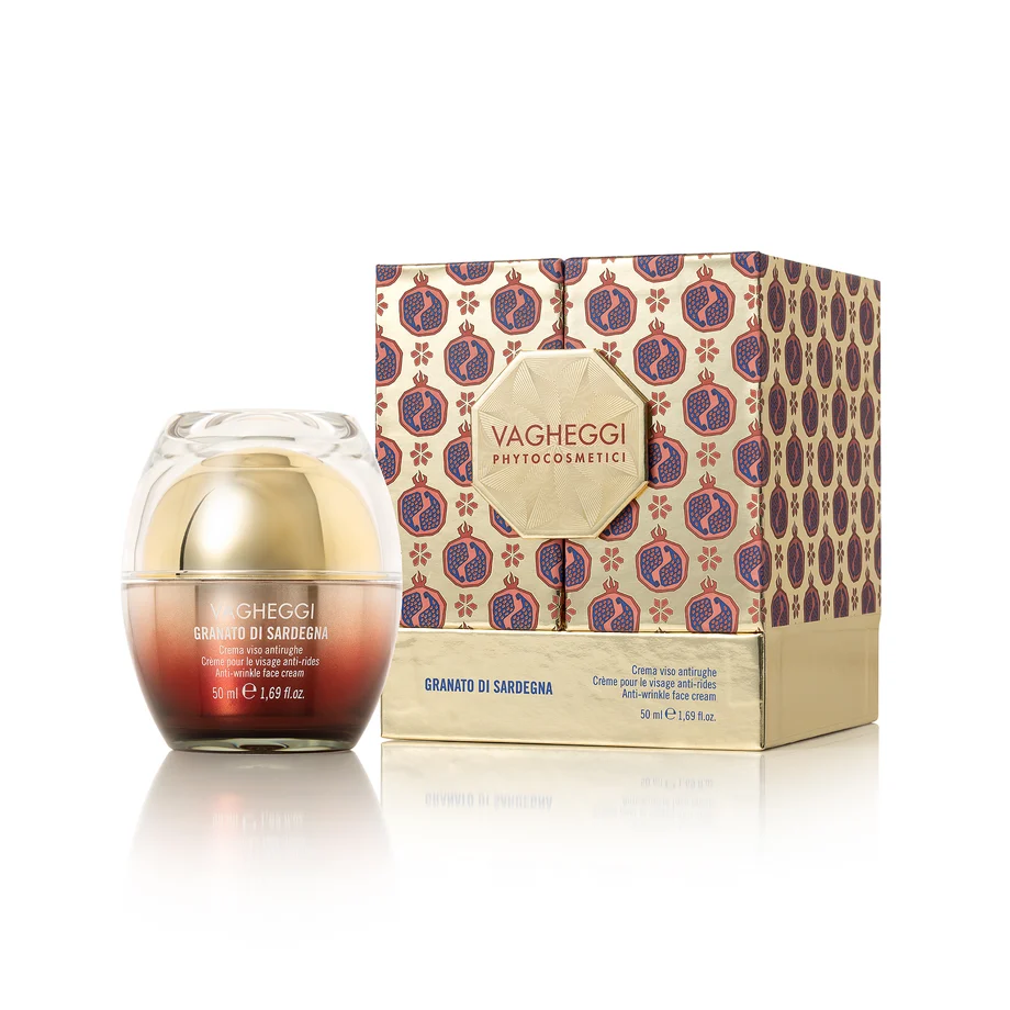 Vagheggi Granato Di Sardegna Anti Wrinkle Face Cream 50ml + Shower Gel gratis!