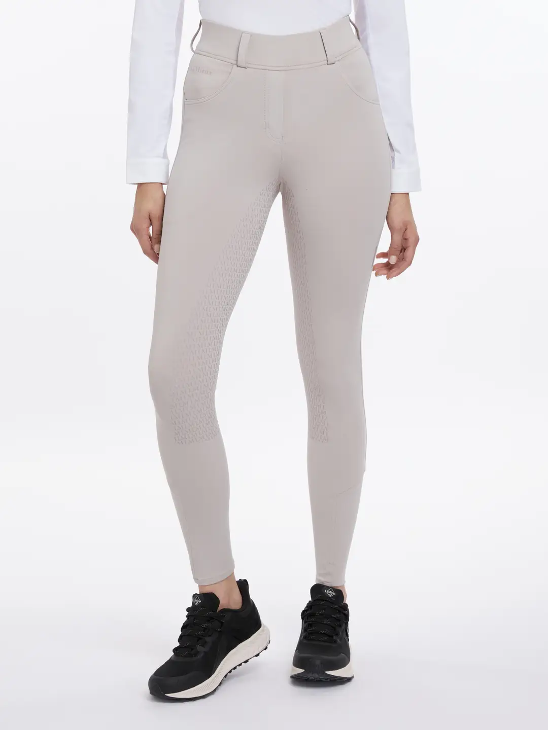 LeMieux legginsy jeździeckie Demi SS25 Stone 24h