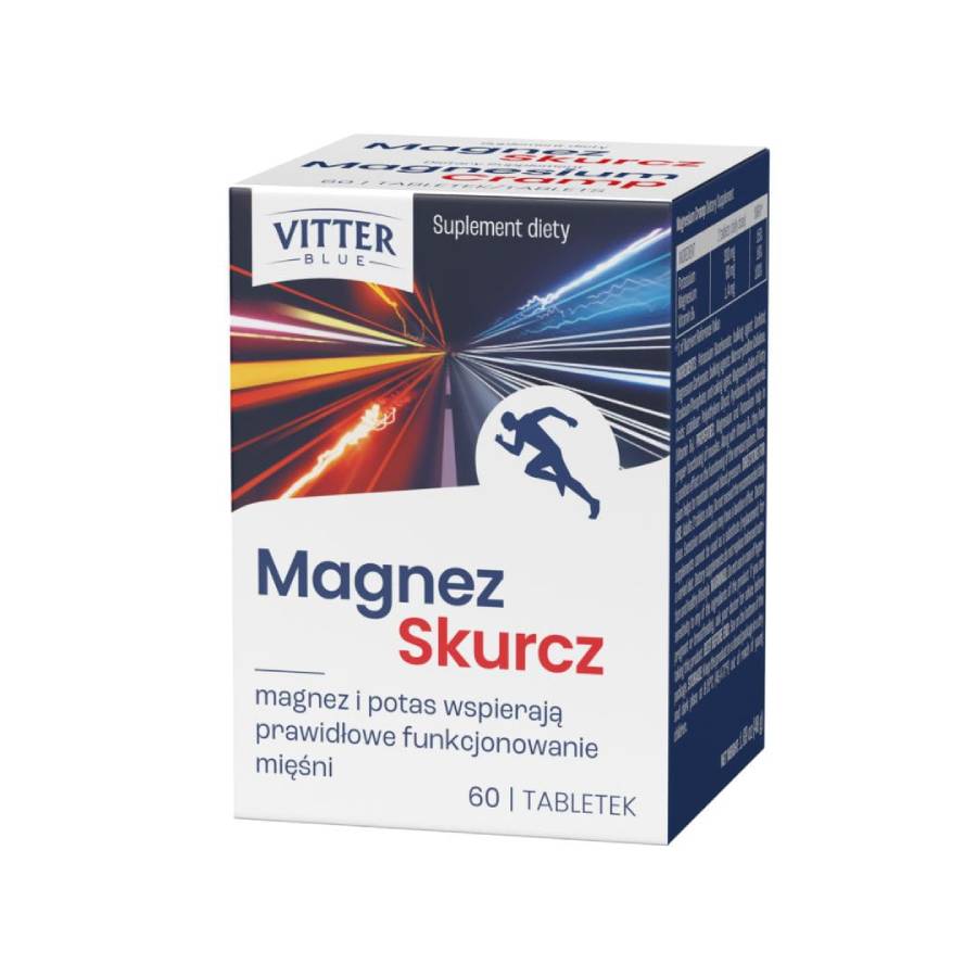 Vitter blue magnez skurcz, 60 tabletek