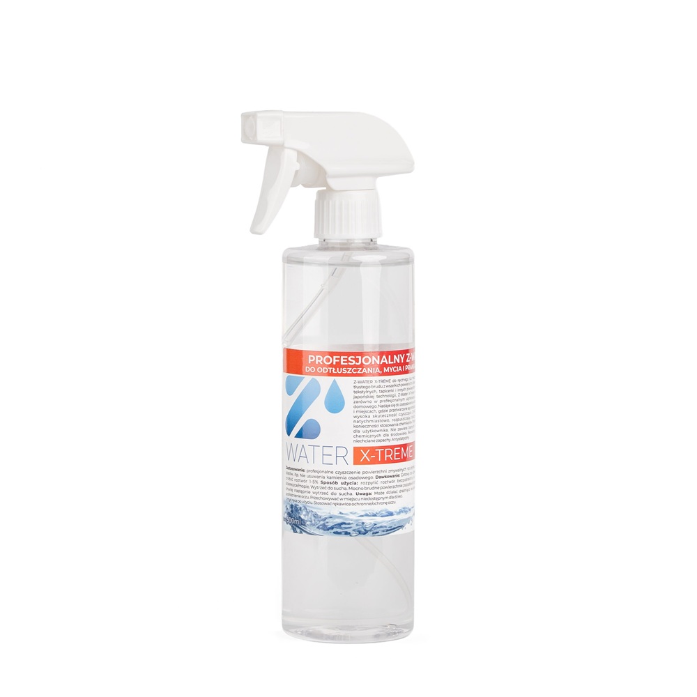 Z-WATER X-TREME 500ml - profesjonalny środek do odtłuszczania, mycia i prania