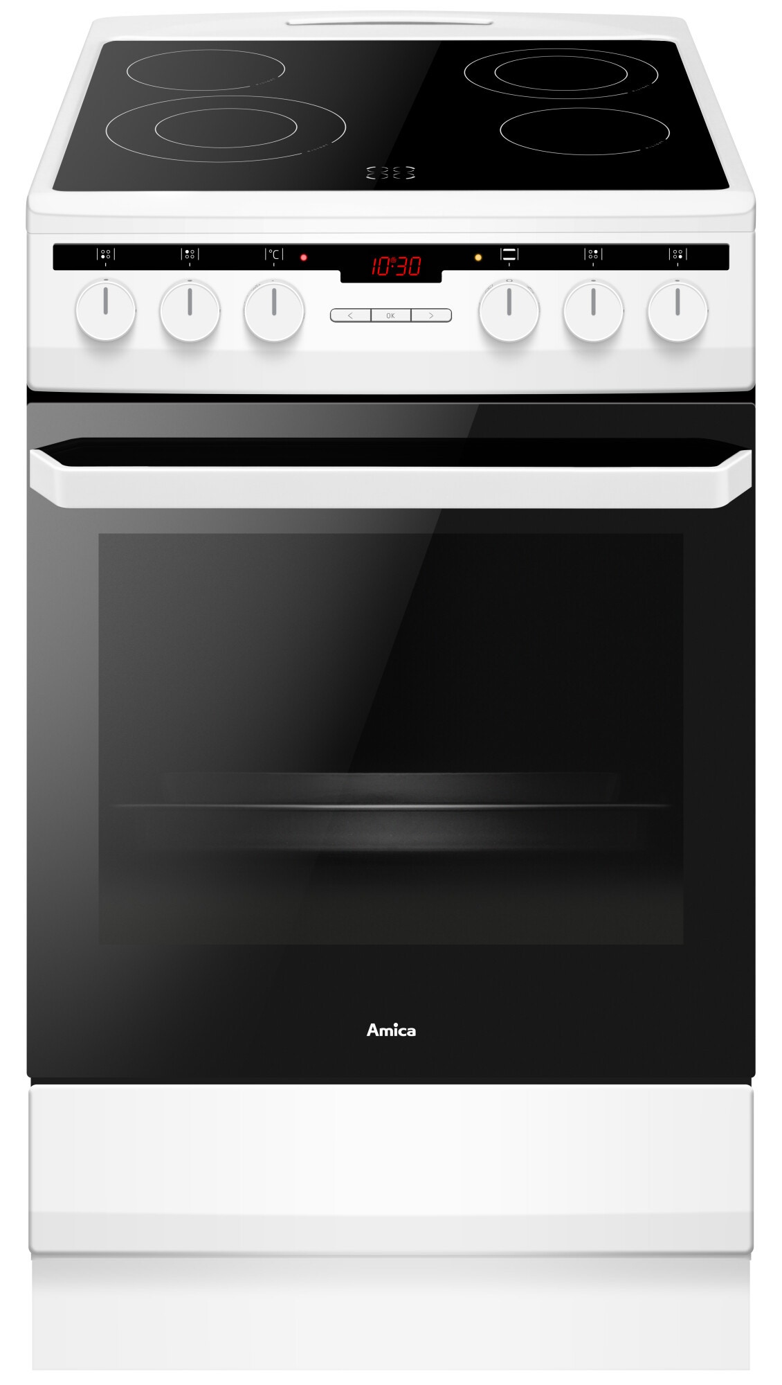 Kuchnia ceramiczna Amica 58CE3.315HTaQ(W) 50 cm Biały