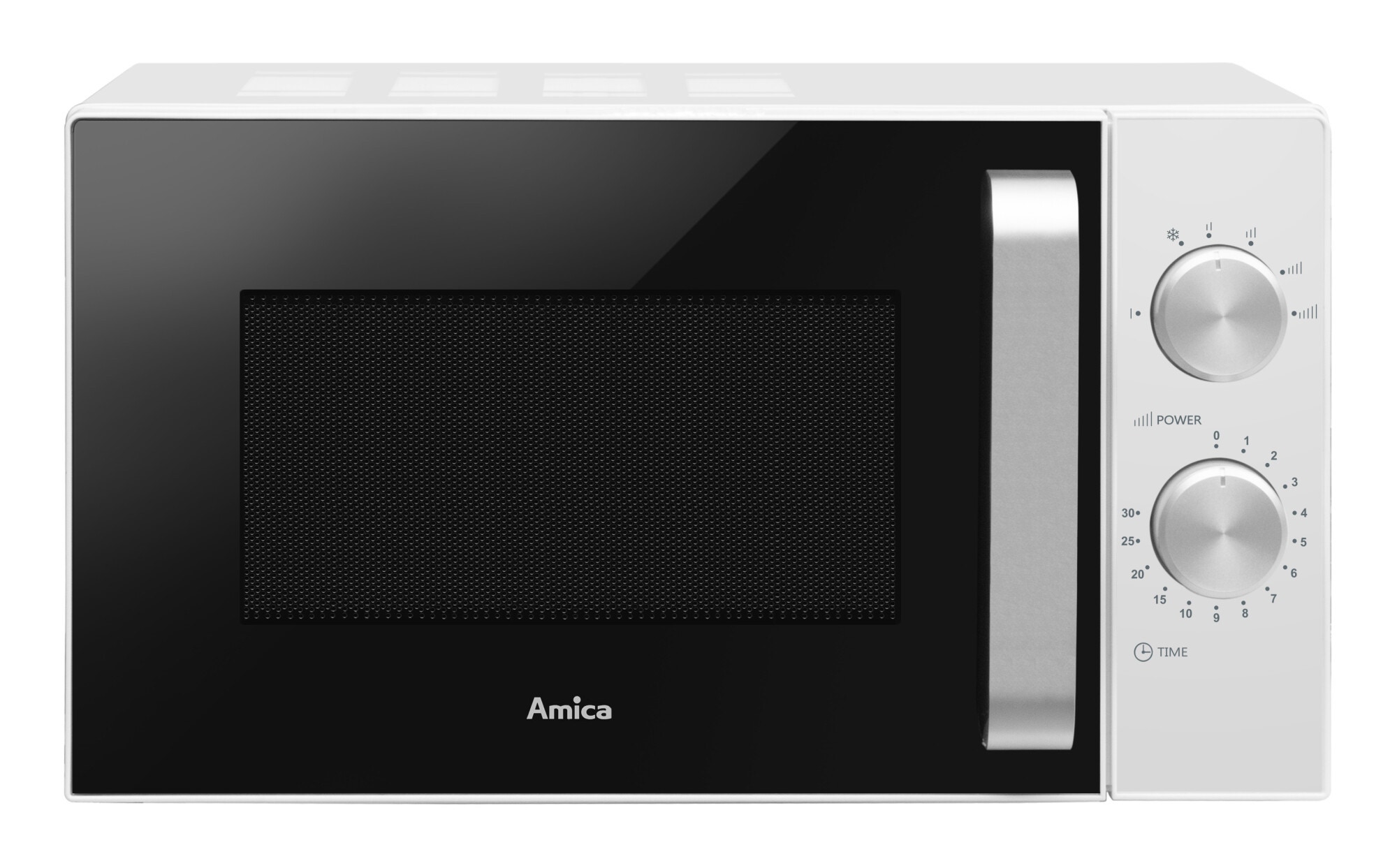 Kuchenka mikrofalowa Amica AMGF20M1W Biały 1200 W Sterowanie: Mechaniczne
