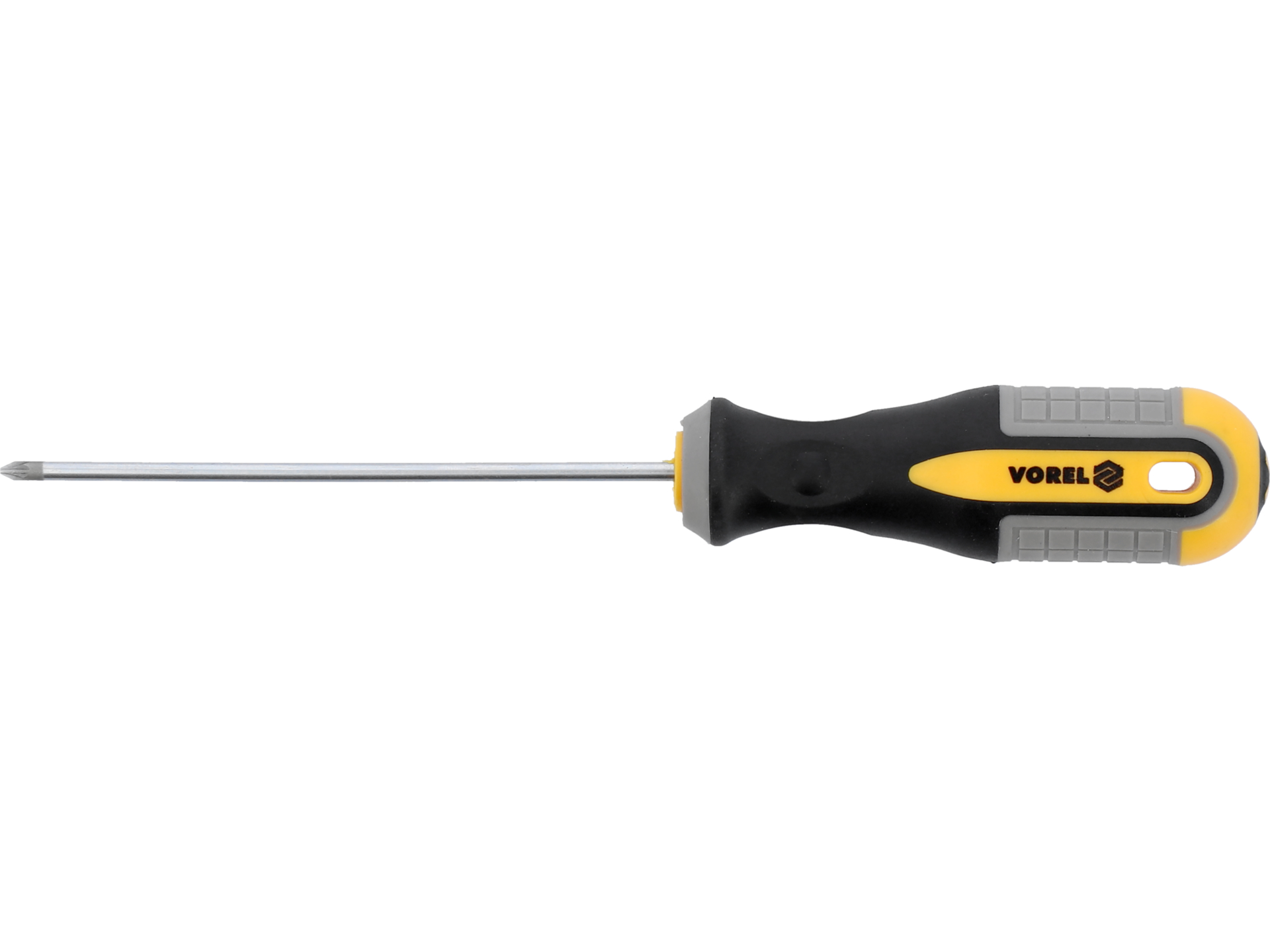 Wkrętak krzyżakowy VOREL pz0x100mm grot namagnesowany stal CrV 6150 60932