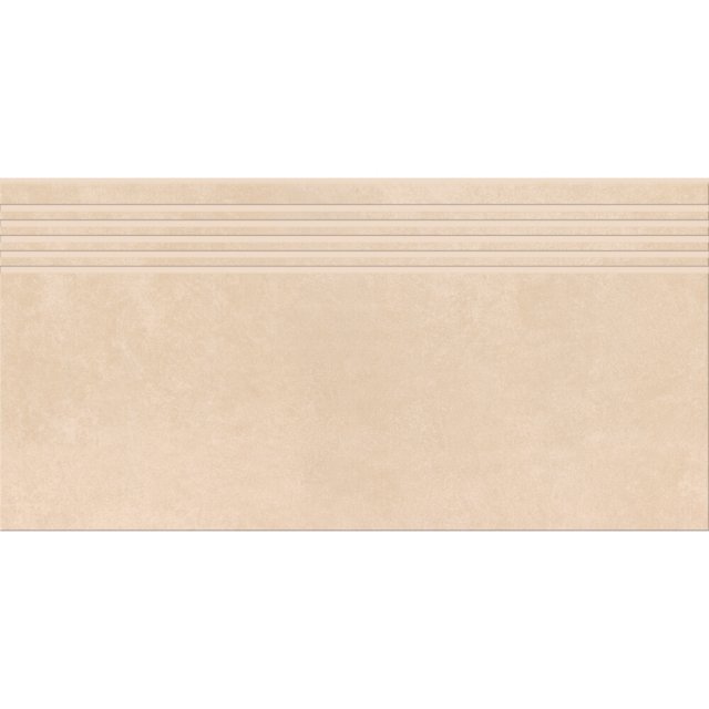 Gres szkliwiony stopnica ARES warm beige mat 29,8x59,8 gat. I