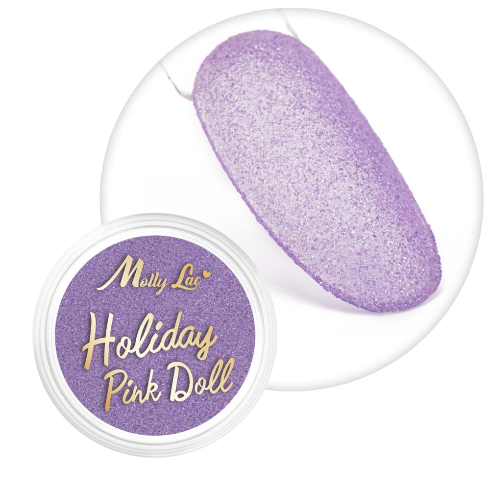 Efekt do paznokci Holiday Pink Doll MollyLac 1g Nr 1