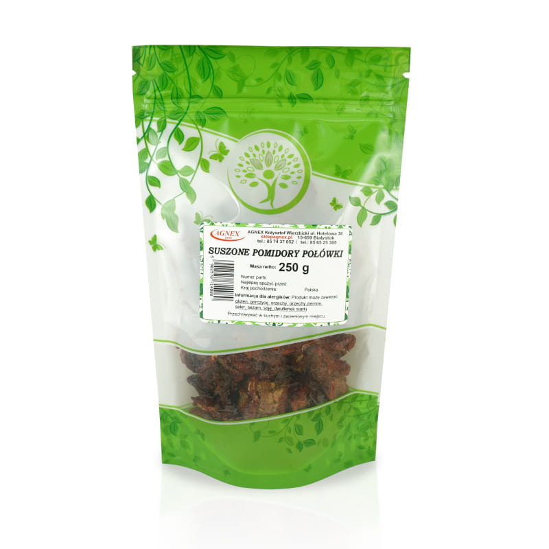Suszone pomidory połówki 250g