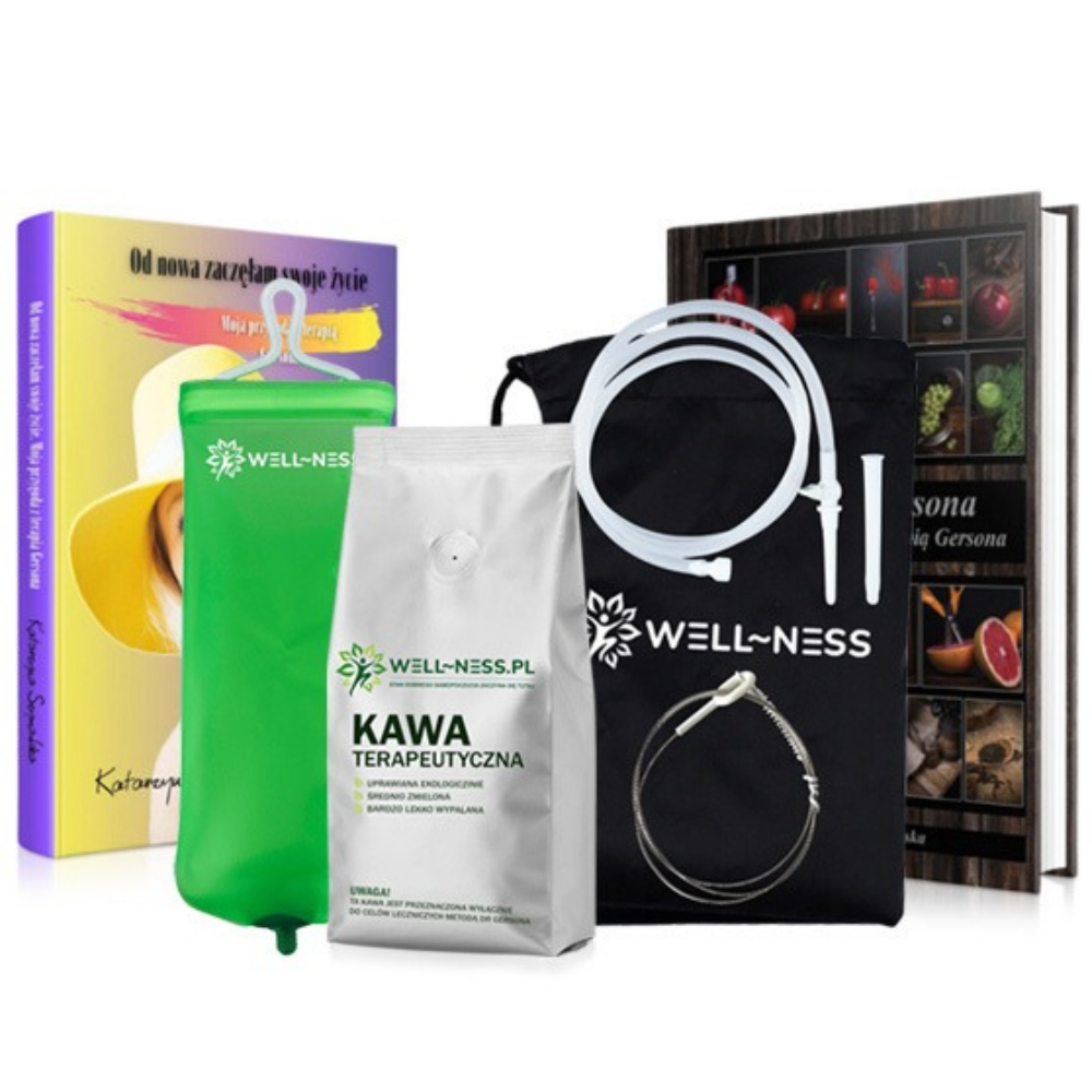 Zestaw kawa 500g + irygator do lewatyw + 2 książki