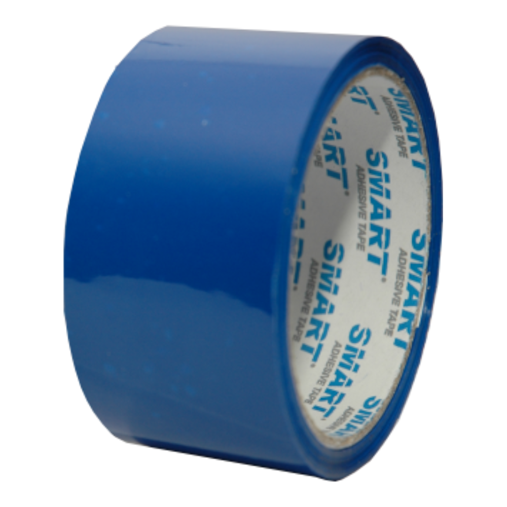 Taśma Pakowa Klej Akryl, Niebieska 48MM 50Y - Opakowania.Online