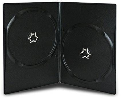 Pudełko 2xDVD SLIM Czarne 7mm op-100 - Henryx24
