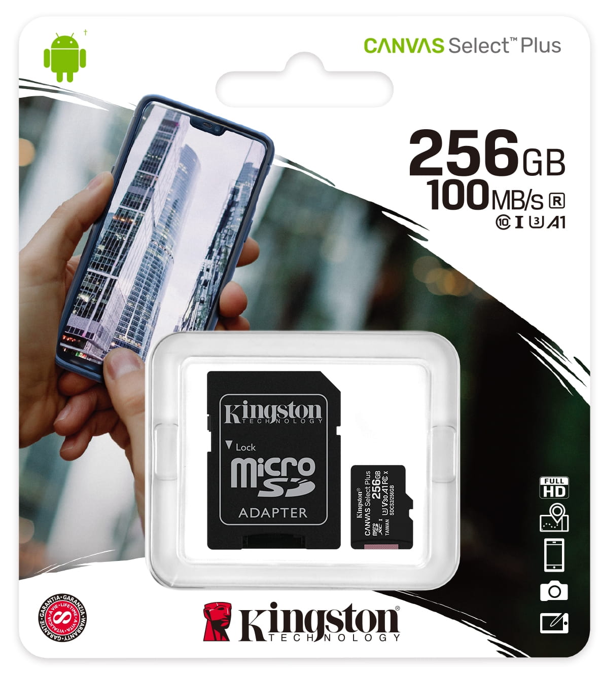 KINGSTON Micro SDXC 256GB SDCS2 256GB A1 100MB - Henryx24
