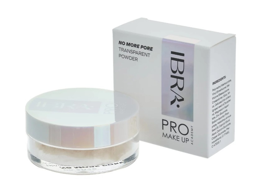 Ibra puder transparentny, wygładzający - No More Pore, 5 g