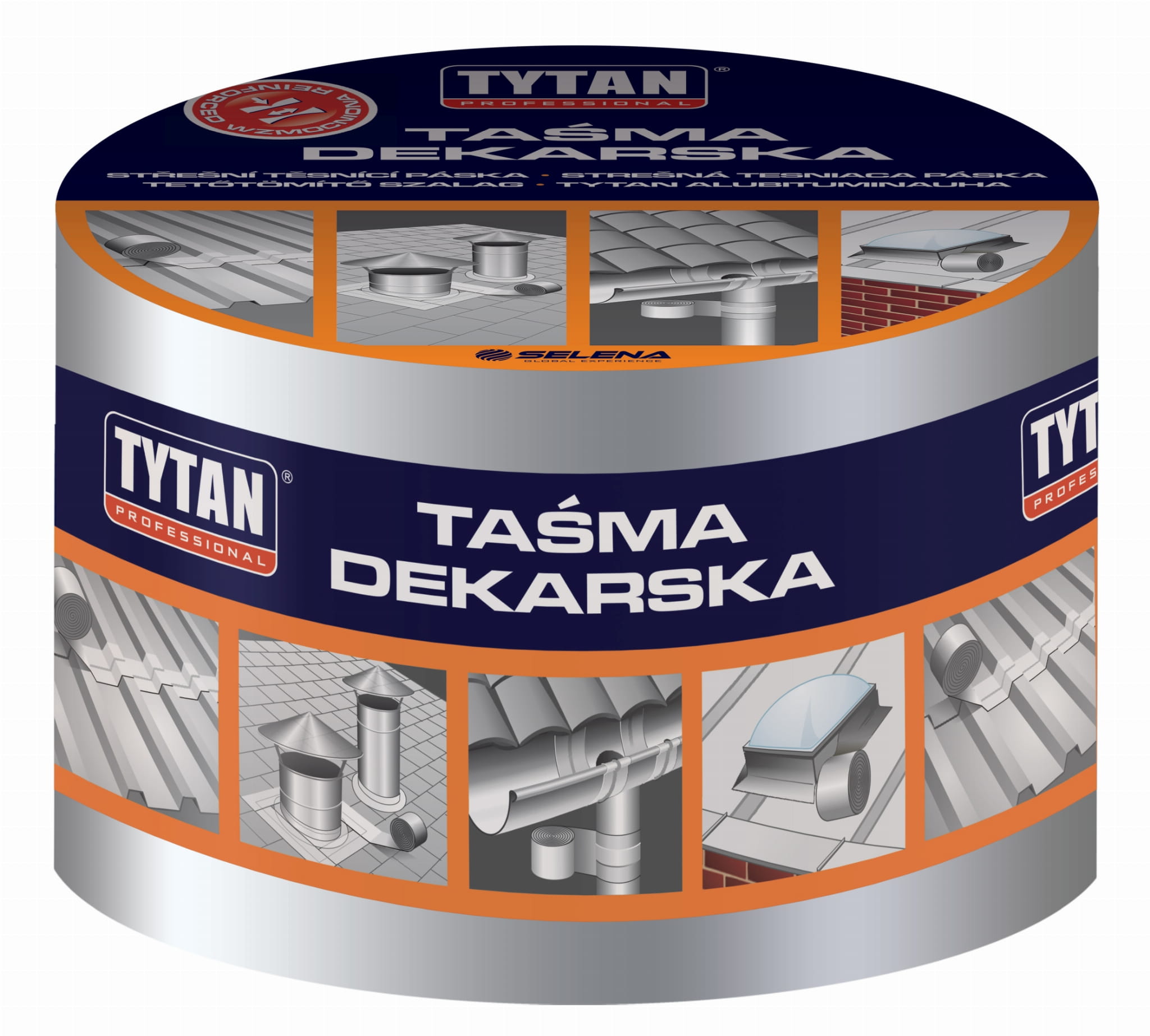 TYTAN TAŚMA DEKARSKA ALUMINIUM 10CMX10M