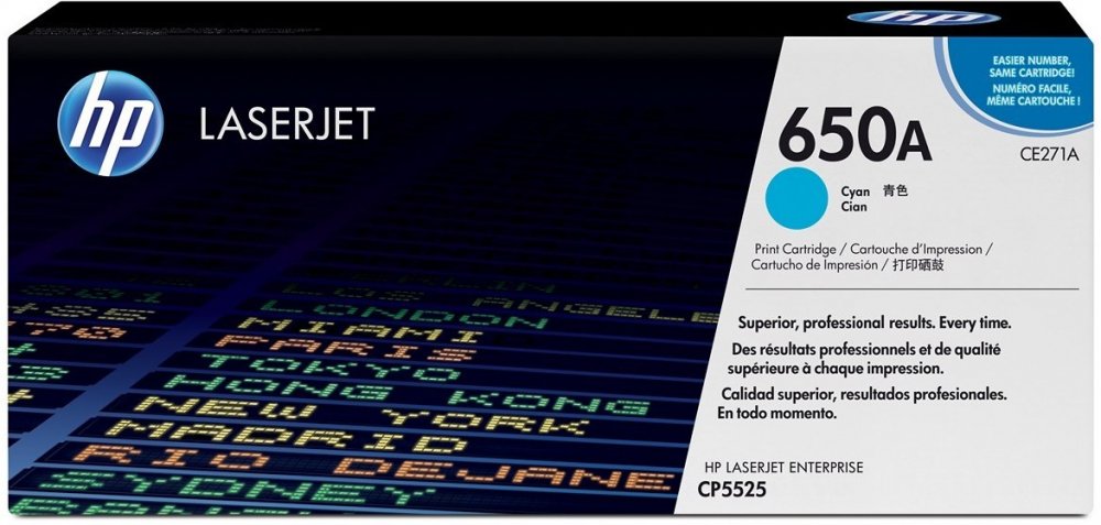 HP CE271A (650A) toner, 15000 stron, cyan