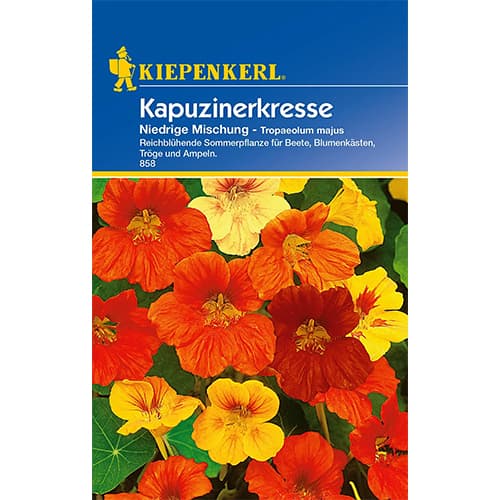 1 szt, Kapuzinerkresse Niedrige Mischung - Samen: Ilość w opakowaniu: 1 Stück