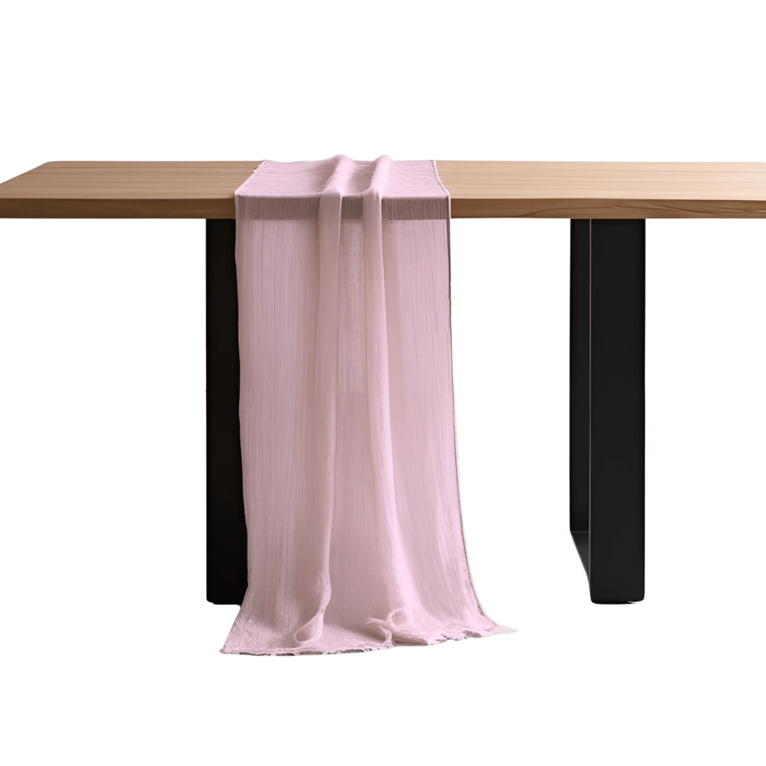 Bieżnik na stół 90×340 cm – pudrowy róż