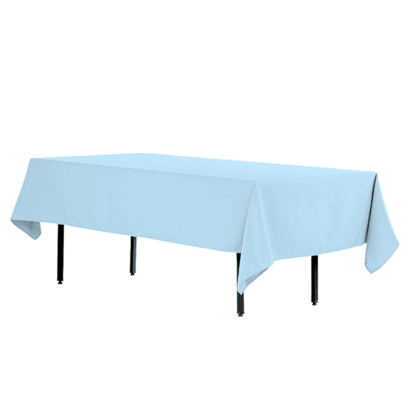 Obrus plamoodporny na stół bankietowy 280x170cm błękitny