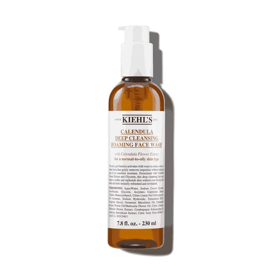 Kiehl's Calendula Deep Cleansing Foaming Face Wash - Pianka oczyszczająca do twarzy z nagietka lekarskiego 230 ml