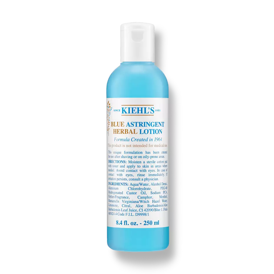 Kiehl's Blue Astringent Herbal Lotion - Tonik zwężający pory 250 ml