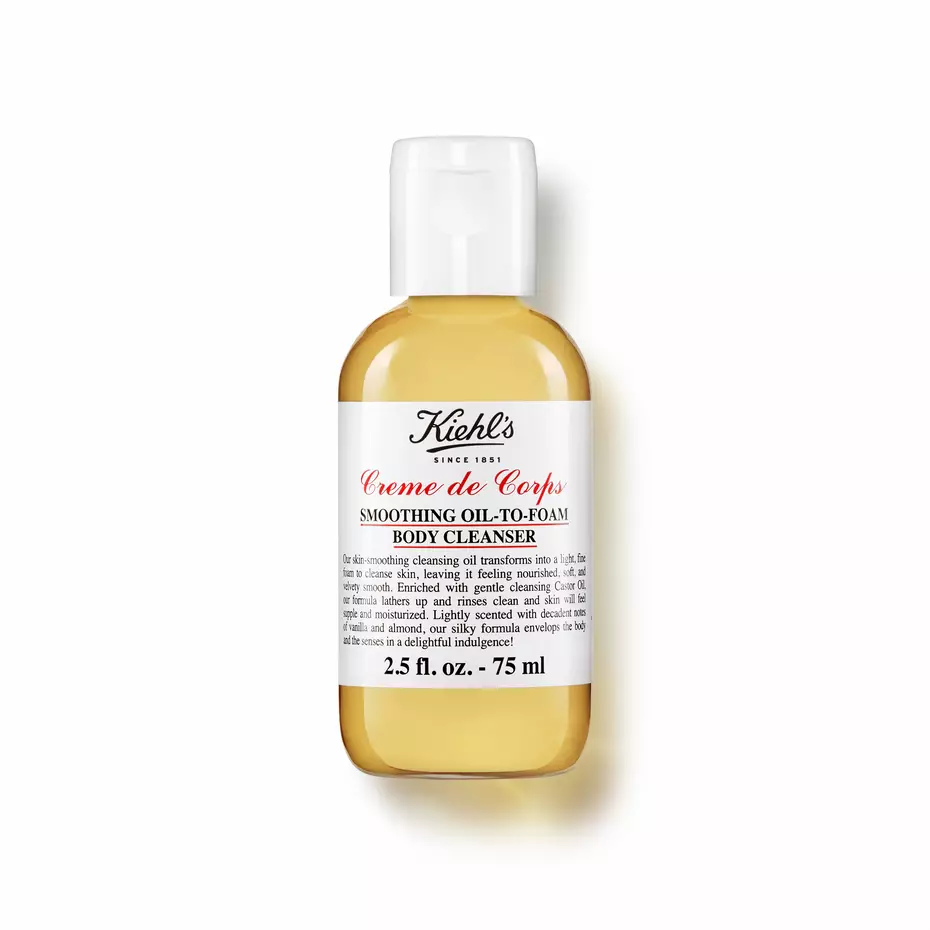 Kiehl's Creme de Corps Smoothing Oil-to-Foam Body Cleanser - Wygładzający olejek do mycia ciała 75 ml Butelka